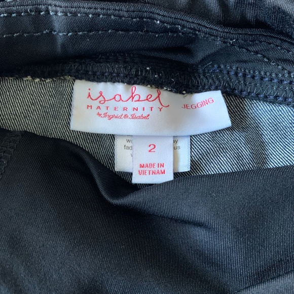 Crossover Panel Skinny Maternity Jeans - Isabel Maternity by Ingrid & Isabel™ - Picture 2 of 4